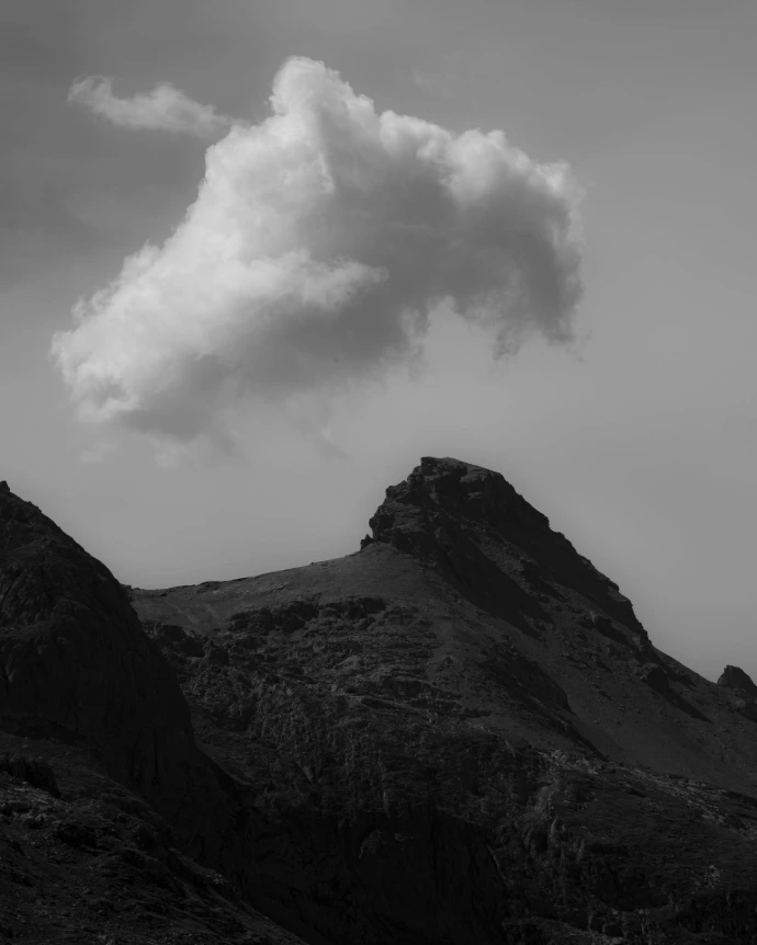 Nuage montagne ciel