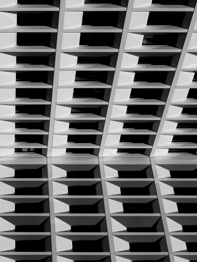 image abstraite contraste lames bâtiment