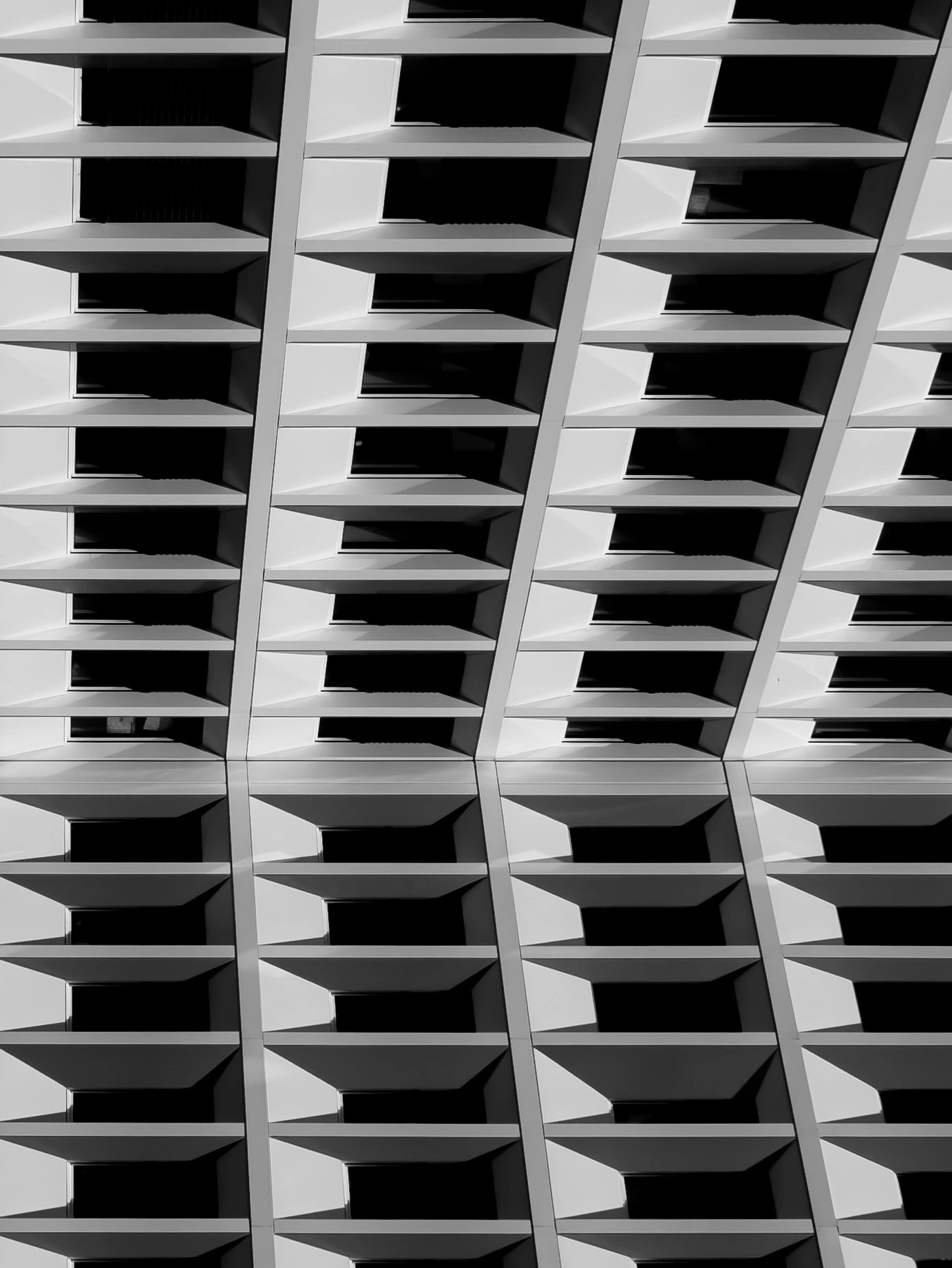 image abstraite contraste lames bâtiment ombres lumière